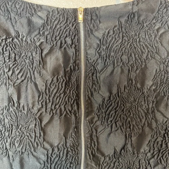 Lulus Romantic Reunion Black Jacquard Cutout Mini Dress Size Large - Picture 6 of 9